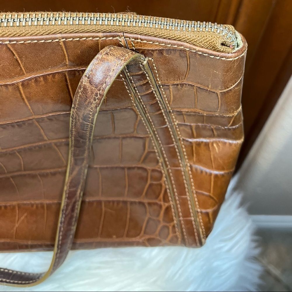 Monsac Leather Snakeskin Bag Shoulder Purse​​​ - Picture 4 of 15